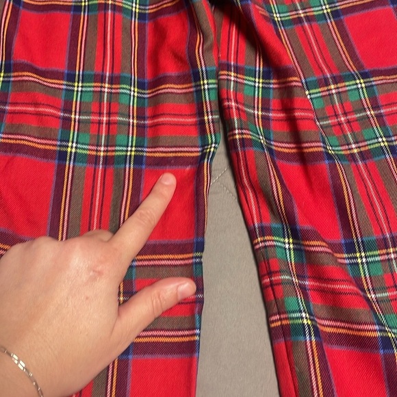 Vineyard Vines Red Plaid Ankle Pants - Picture 10 of 10